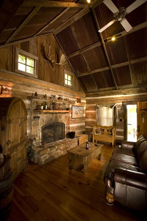 Beautiful interiors at the Cotton Gin Village Cabins
