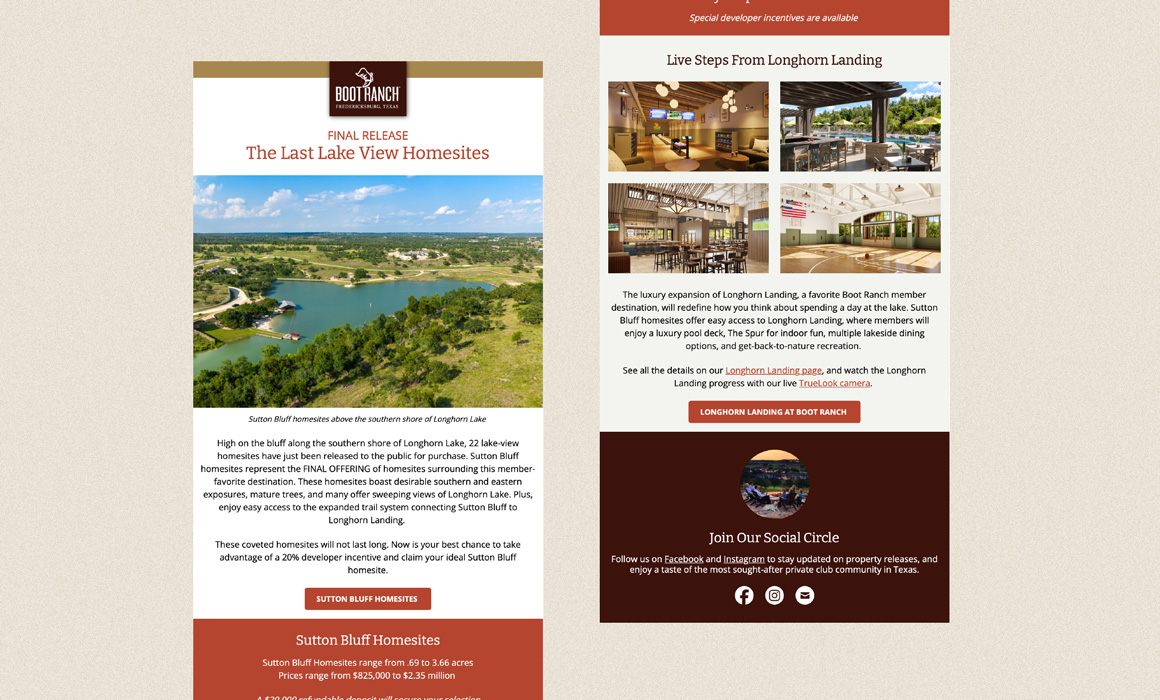 Boot Ranch Emails