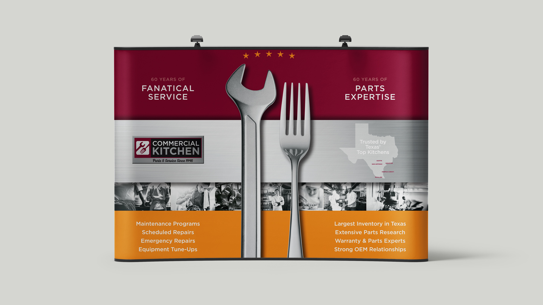 Commercial Kitchen Tradeshow Graphics