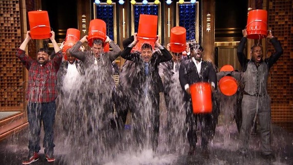 snl ice bucket challenge